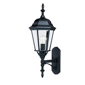 Westlake-1 Light Outdoor Wall Lantern in Mediterranean style-9.5 Inches wide by 24 inches high - 64042