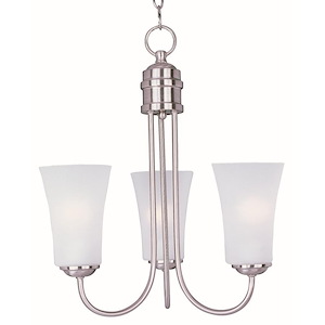 Logan-Three Light Chandelier in Modern style-17 Inches wide by 19 inches high