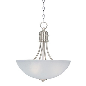 Logan-Three Light Invert Bowl Pendant in Modern style-15.5 Inches wide by 17 inches high - 396052