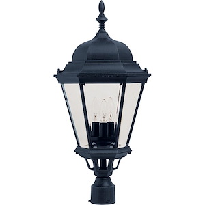 Westlake-Three Light Outdoor Pole/Post Mount in Mediterranean style-13 Inches wide by 28 inches high