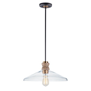 Nelson-One Light Pendant-16 Inches wide by 8 inches high