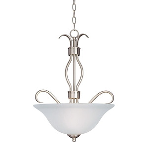 Basix-3 Light Invert Bowl Pendant in Contemporary style-17 Inches wide by 22.5 inches high