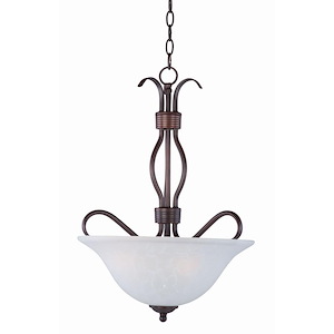 Basix - Three Light Invert Bowl Pendant - 1213557