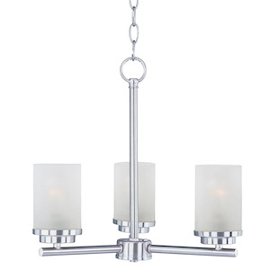 Corona-Three Light Chandelier in Contemporary style-16.5 Inches wide by 18 inches high - 451731