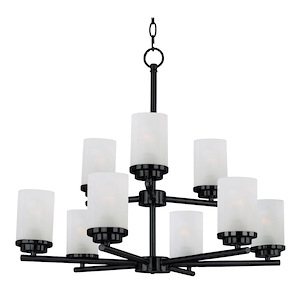 Corona-9 Light Chandelier in Contemporary style-28 Inches wide by 23 inches high - 1024675