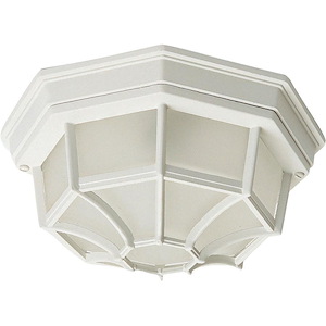 Crown Hill-Two Light Outdoor Flush Mount in Early American style-10.75 Inches wide by 4.75 inches high - 1090256