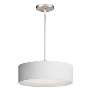 Prime-19.5W 3 LED Pendant-16 Inches wide by 6.5 inches high - 1027581