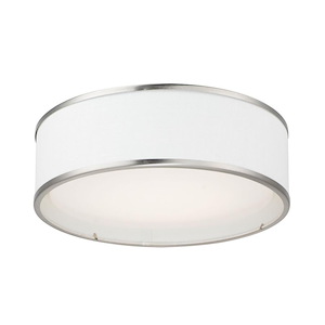 Prime-18W 1 LED Flush Mount-16 Inches wide by 5.5 inches high - 1027579