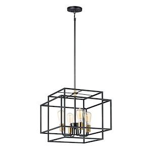 Liner-Four Light Pendant-17.75 Inches wide by 16.75 inches high - 819437