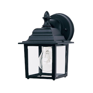 Cast-One Light Outdoor Wall Mount in Early American style-5.5 Inches wide by 8.5 inches high - 1090258