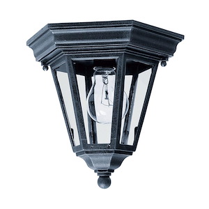 Westlake-1 Light Outdoor Flush Mount in Mediterranean style-8 Inches wide by 8.5 inches high