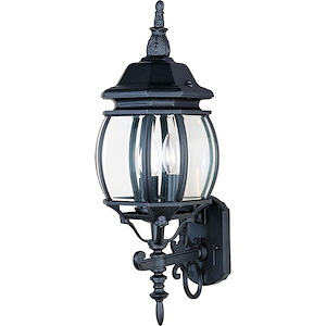 Crown Hill-Three Light Outdoor Wall Mount in Early American style-8 Inches wide by 23.5 inches high - 214092