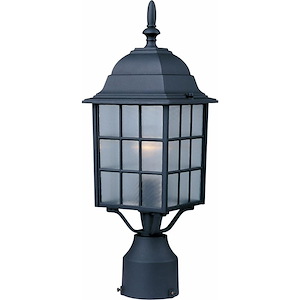 North Church-1 Light Outdoor Pole/Post Mount in Lodge style-6 Inches wide by 17 inches high - 1027804