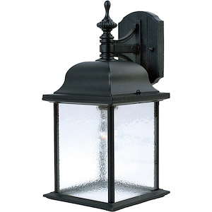 Senator-1 Light Outdoor Wall Lantern in Mediterranean style-7 Inches wide by 22.5 inches high