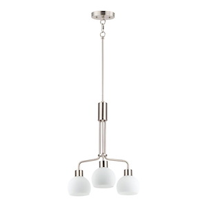 Coraline-3 Light Chandelier-21 Inches wide by 23 inches high
