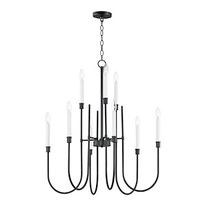 Tux-9 Light Chandelier-30 Inches wide by 33.75 inches high - 1024633