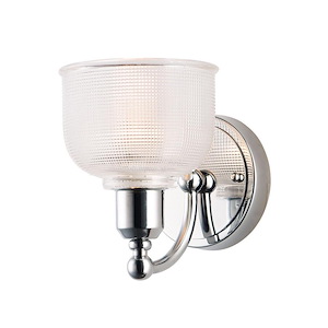 Hollow-One Light Wall Sconce-6 Inches wide by 8 inches high - 702615