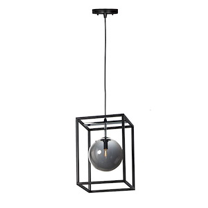 Fluid-4W 1 LED Pendant-9.75 Inches wide by 14.5 inches high - 1024556