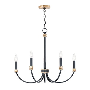 Charlton-5 Light Chandelier-26 Inches wide by 22 inches high - 1213690