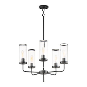 Crosby-5 Light Chandelier-24 Inches wide by 24.5 inches high