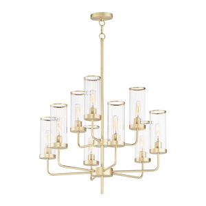 Crosby-9 Light Chandelier-28 Inches wide by 31 inches high - 1090269