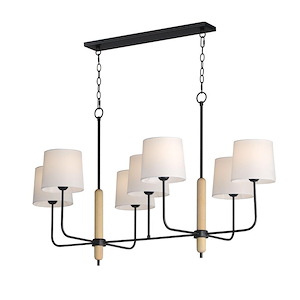 Bozeman - 7 Light Linear Pendant-27.25 Inches Tall and 48.5 Inches Wide - 1326622
