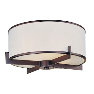 Nexus-Three Light Flush Mount in Contemporary style-17.5 Inches wide by 8.75 inches high - 1090275