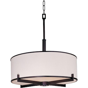 Nexus-Foyer Pendant 8 Light White in Contemporary style-22 Inches wide by 24.5 inches high