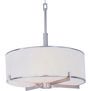 Nexus-Foyer Pendant 4 Light White in Contemporary style-22 Inches wide by 24.5 inches high