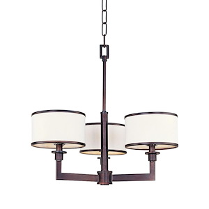 Nexus-Three Light Chandelier in Contemporary style-21 Inches wide by 19.25 inches high - 1090276