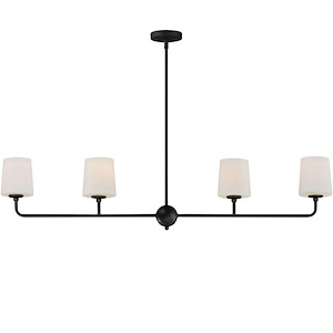 Bristol - 4 Light Linear Pendant-10.5 Inches Tall and 48 Inches Long - 1265832