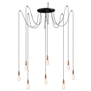 Early Electric - Eight Light Pendant - 702602