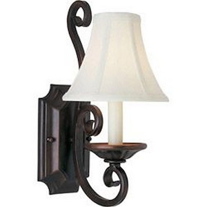 Manor-One Light Wall Sconce in Early American style-7 Inches wide by 14.5 inches high - 229655