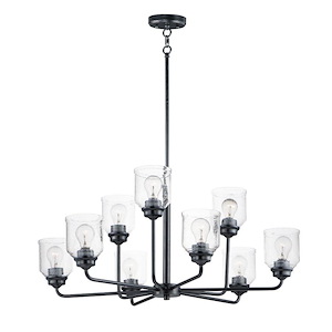 Acadia-9 Light Chandelier-34.75 Inches wide by 15 inches high