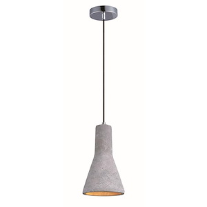 Crete-Pendant 1 Light-7.25 Inches wide by 13 inches high - 462877