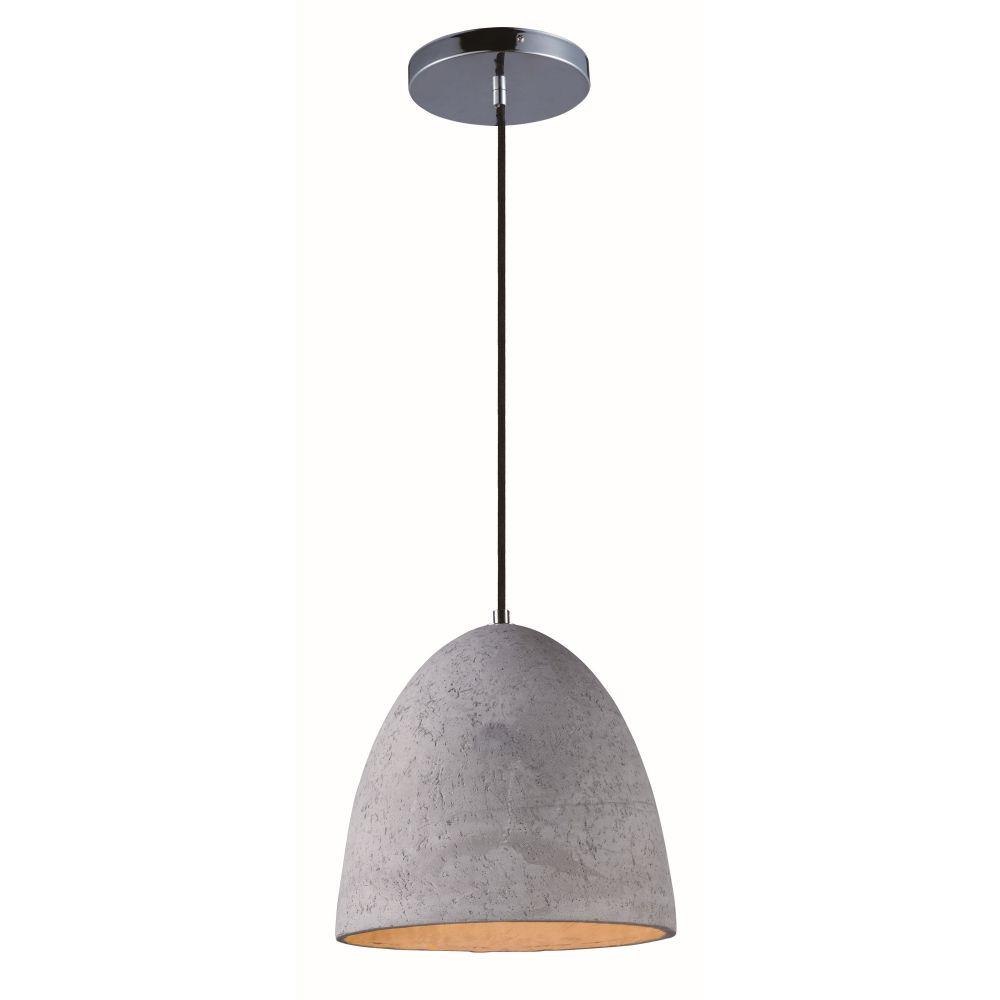 Maxim Lighting - 12397GYPC - Crete-Pendant 1 Light-12 Inches wide