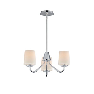 Durham - 3 Light Mini Chandelier-8 Inch Tall and 18.5 Inch Wide - 1369747