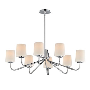 Durham - 8 Light Chandelier-8.75 Inch Tall and 34.25 Inch Wide - 1369750