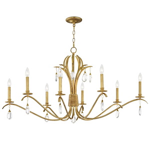 Eden - 8 Light Chandelier-24.25 Inches Tall and 48 Inches Wide - 1311042