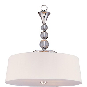 Rondo-Foyer Pendant 4 Light White in Transitional style-22.25 Inches wide by 24 inches high - 229649
