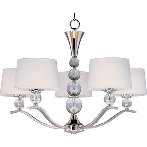 Rondo-Five Light Chandelier in Transitional style-31 Inches wide by 21.25 inches high