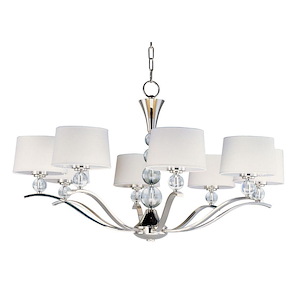 Rondo-Eight Light Chandelier in Transitional style-38.75 Inches wide by 23.5 inches high - 229647
