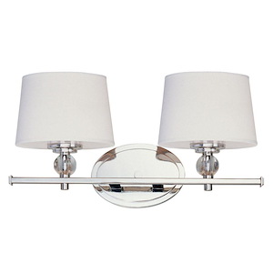 Rondo-2 Light Transitional Bath Vanity in Transitional style-16.75 Inches wide by 8.25 inches high - 396048