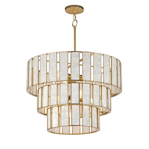 Miramar - 7 Light Chandelier-19.25 Inches Tall and 25.75 Inches Wide - 1326649