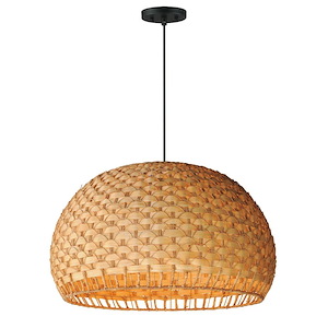 Tahiti - 3 Light Pendant-17.5 Inch Tall and 30 Inch Wide - 1377217