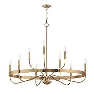 Frankie - 9 Light Chandelier-32 Inches Tall and 39.75 Inches Wide - 1342366