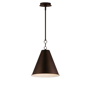 Veritas - 1 Light Pendant-15.5 Inches Tall and 12 Inches Wide - 1326678