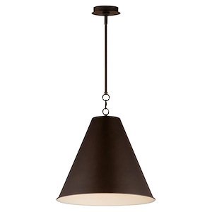 Veritas - 1 Light Pendant-19.5 Inches Tall and 18 Inches Wide