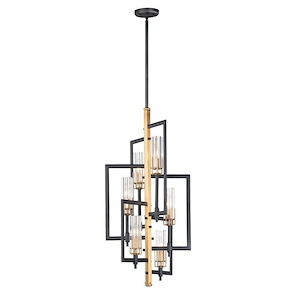 Flambeau-Six Light Chandelier-14 Inches wide by 34.25 inches high