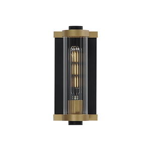 Opulent - 1 Light Outdoor Wall Sconce-11 Inches Tall and 5 Inches Wide